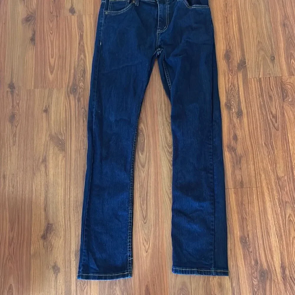 Levi's dark wash girls pants size 16 skinny jeans 511